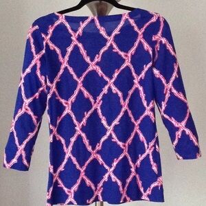 💕🎆💕 Lilly Pulitzer - 'Boat Neck' Pullover Top